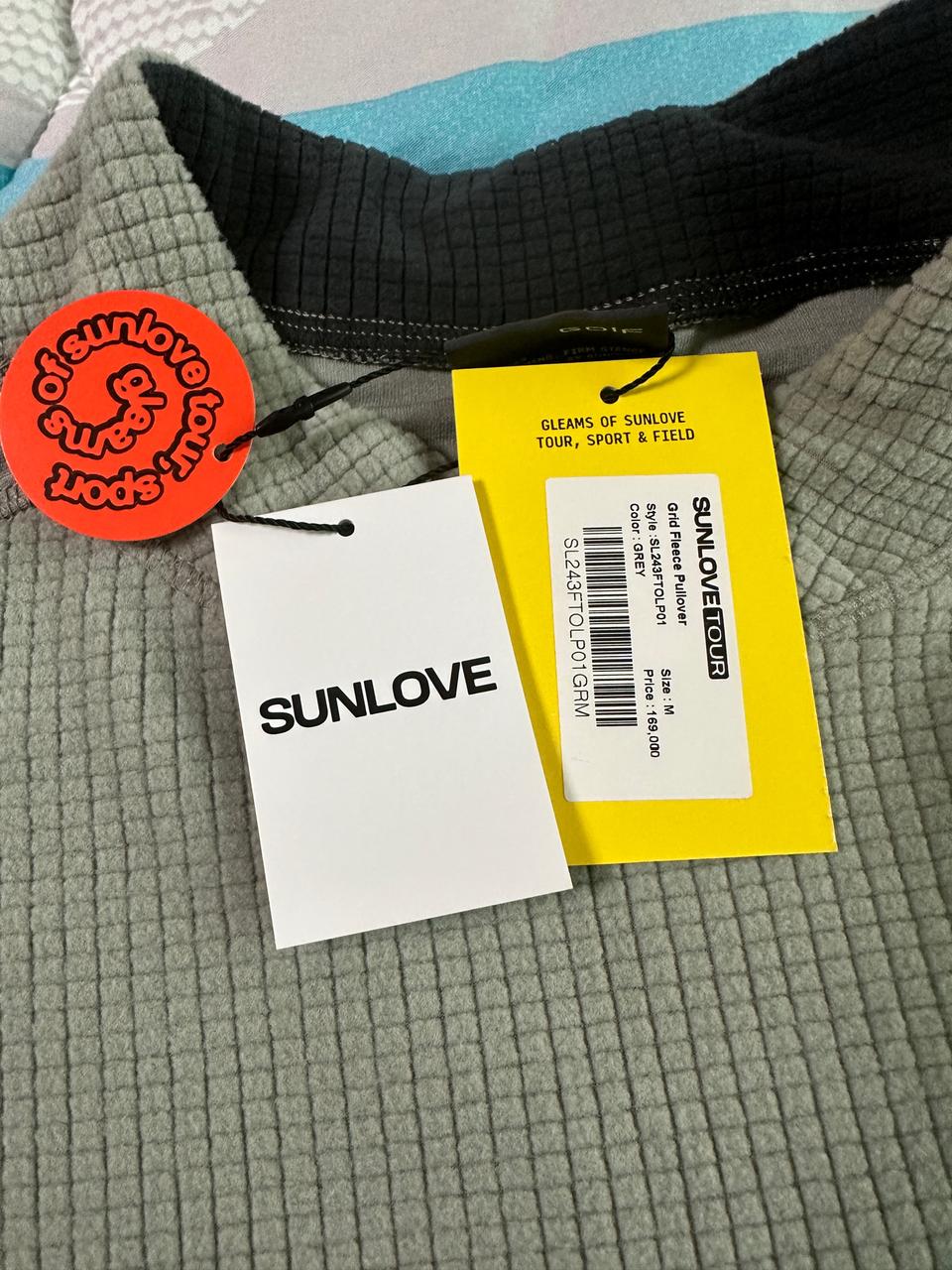 새상품) 썬러브 플리스 풀오버 그레이 M 사이즈 팝니다.