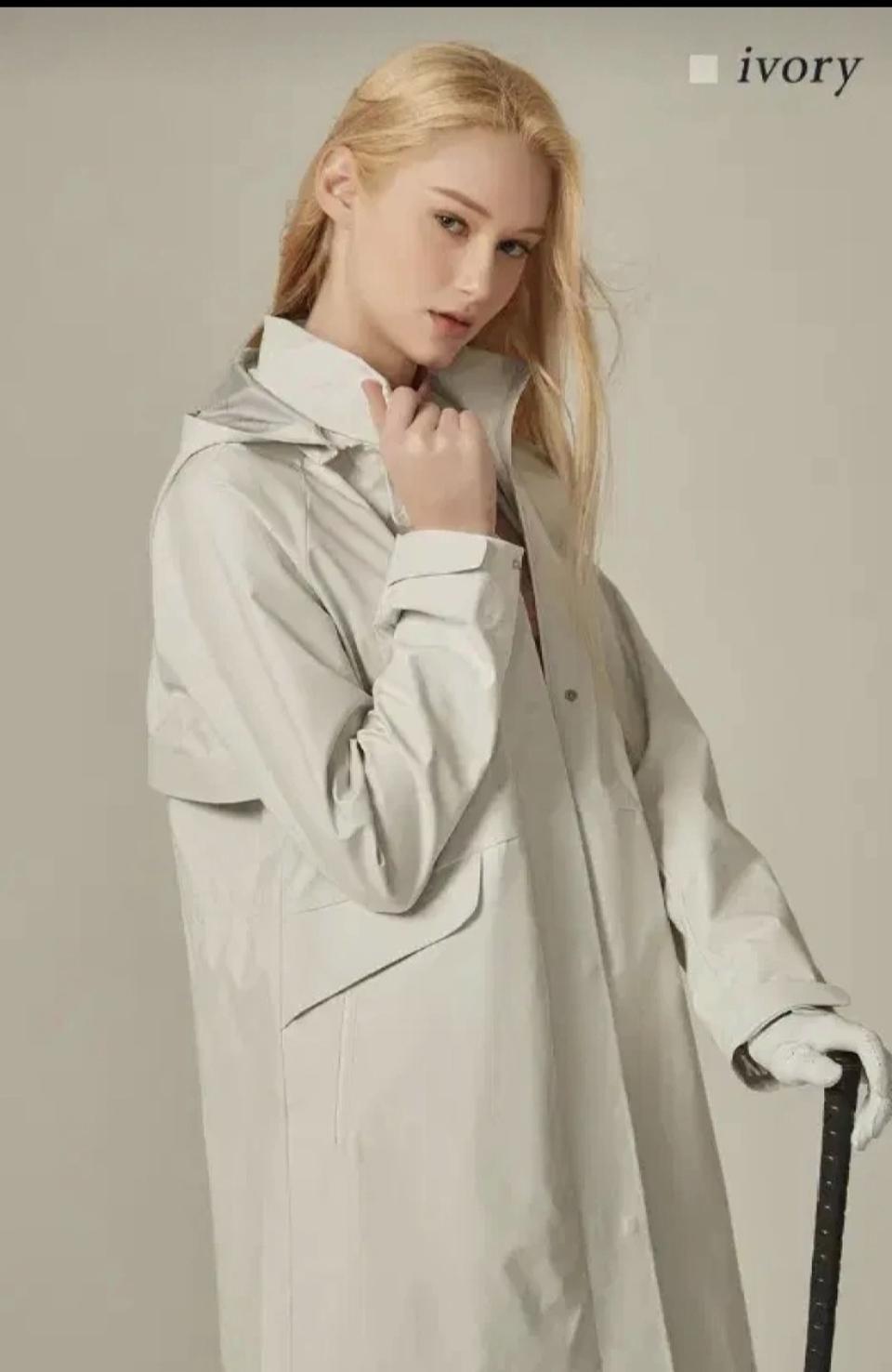 dkny 레인코트 바람막이 사파리