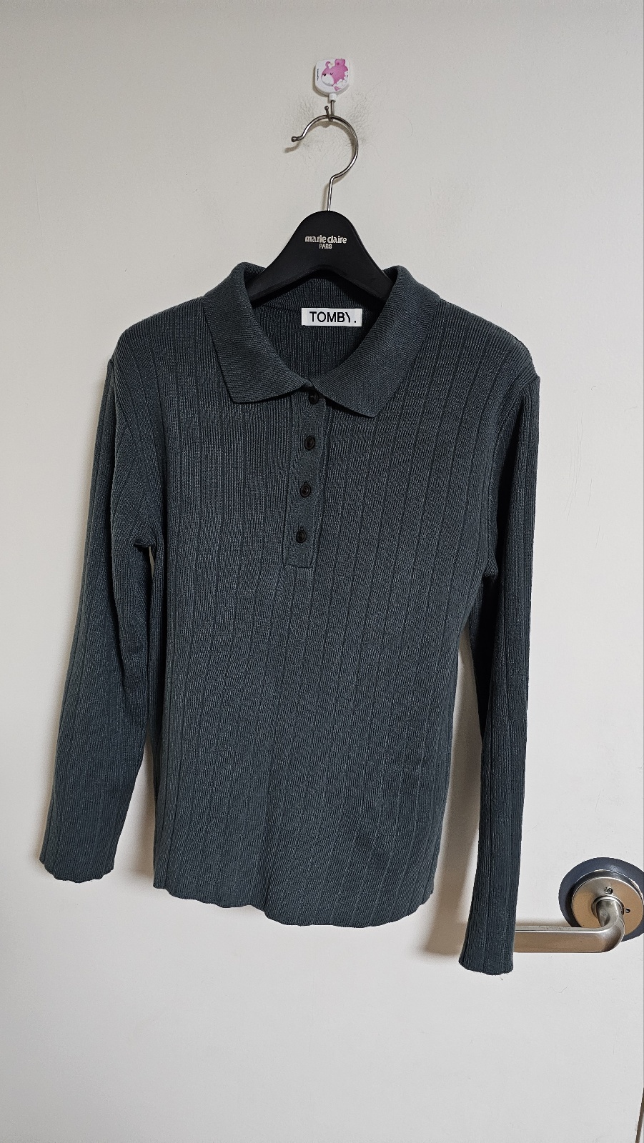 톰보이 골지 니트 긴팔 (613)