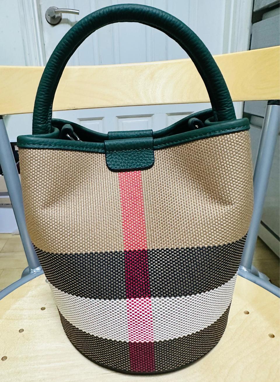 체크무늬 에쉬비 호보백과 미니 파우치