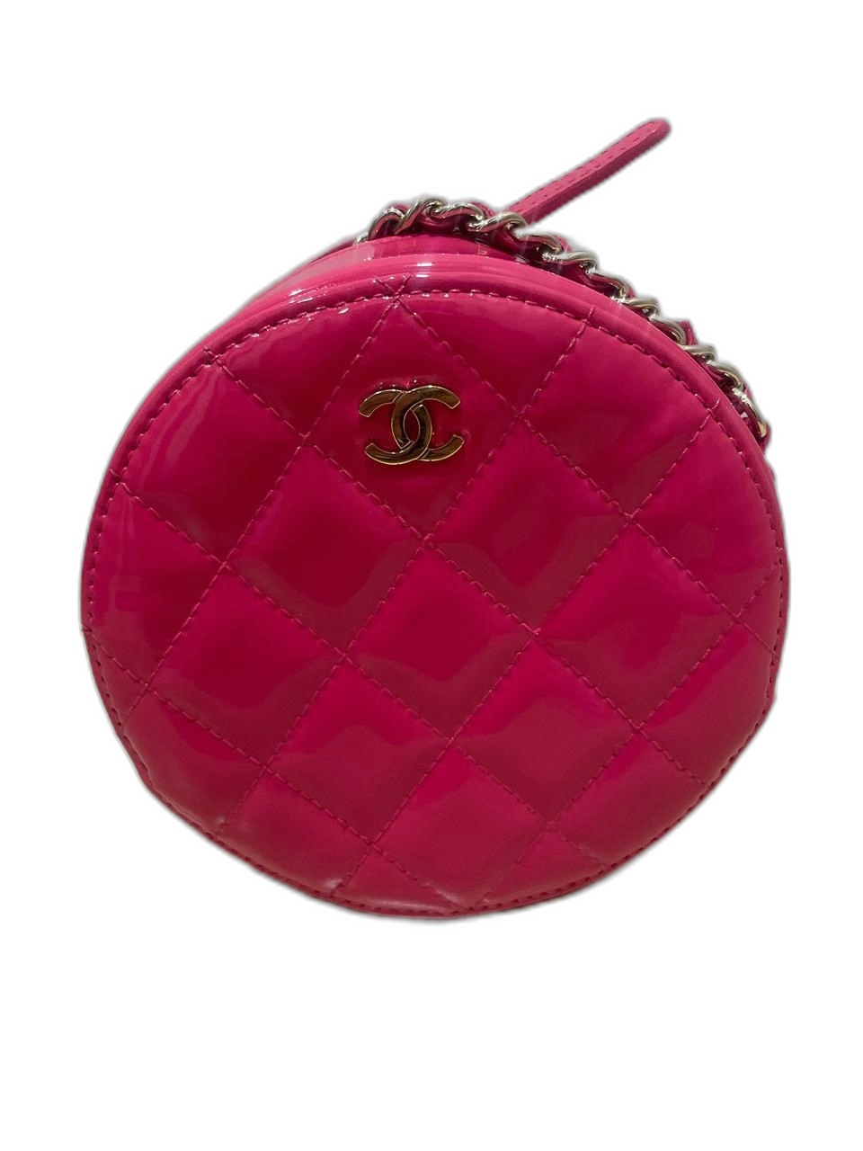 중고 정품 샤넬 핑크 미니백 체인백