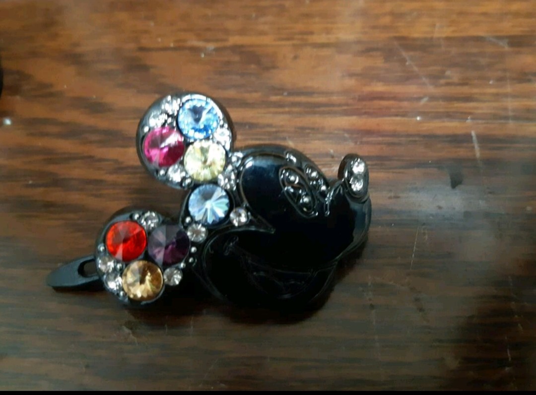 큐빅공예 머리삔