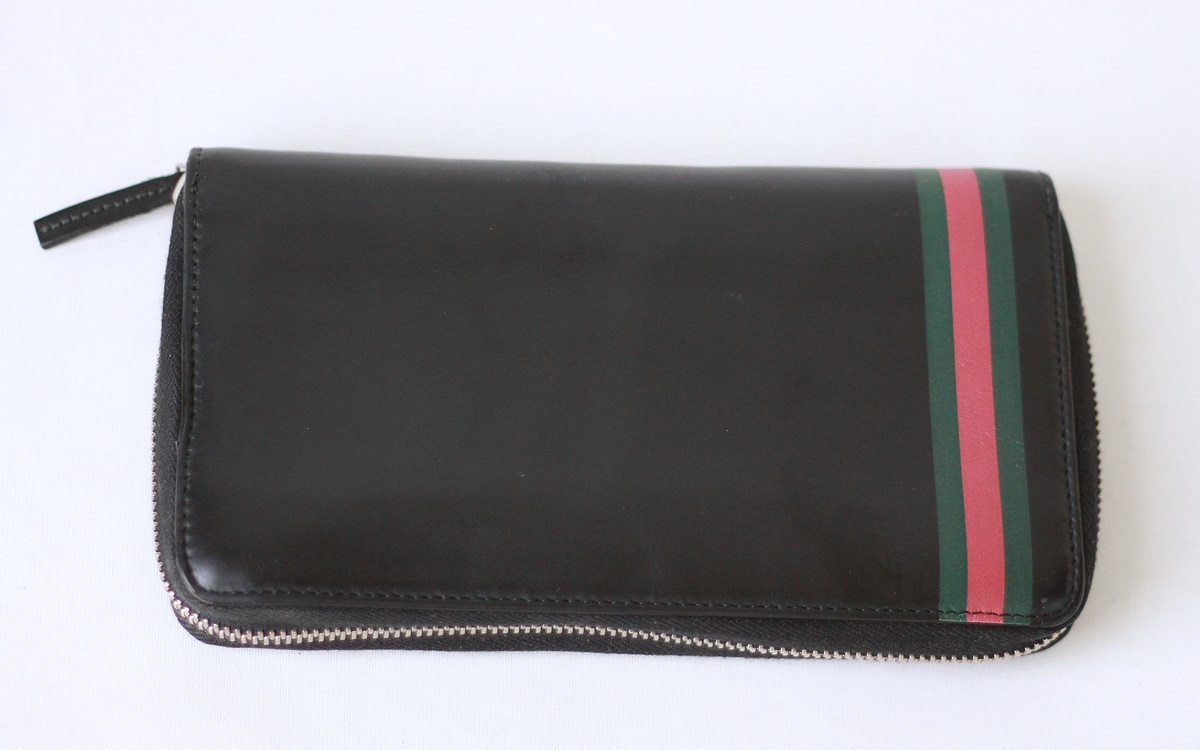 구찌 정품 셰리라인 지퍼돌이 장지갑