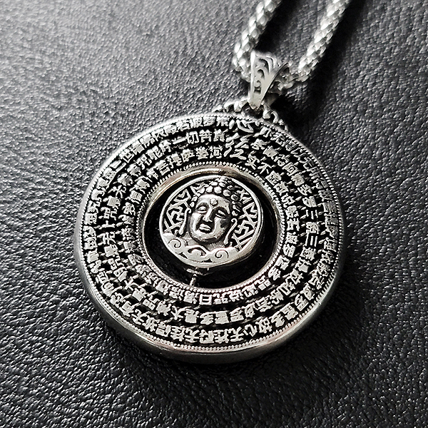 석가모니 백동 펜던트 엔틱 선물 불상 부처님 불교 남자 목걸이