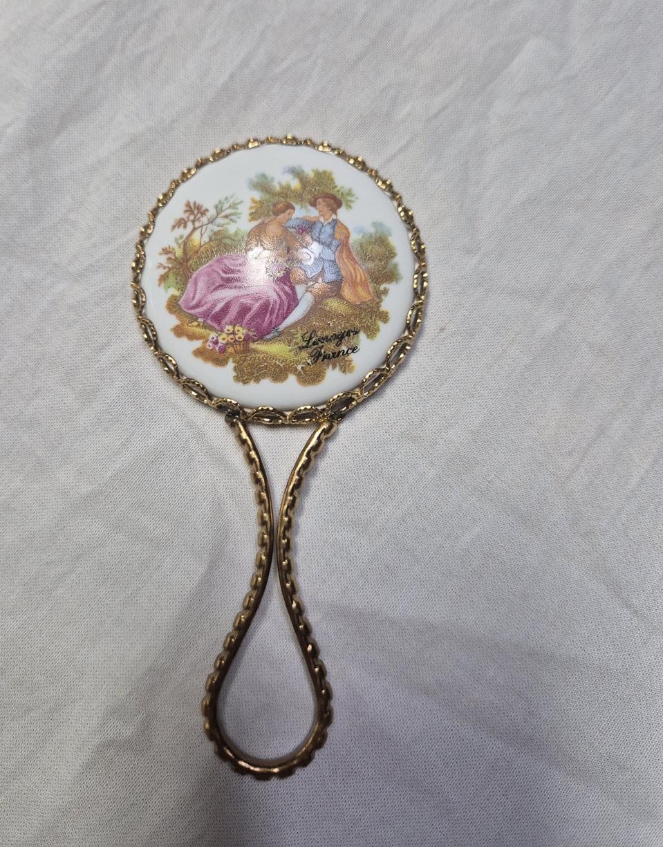 리모지 연인 빈티지 손거울