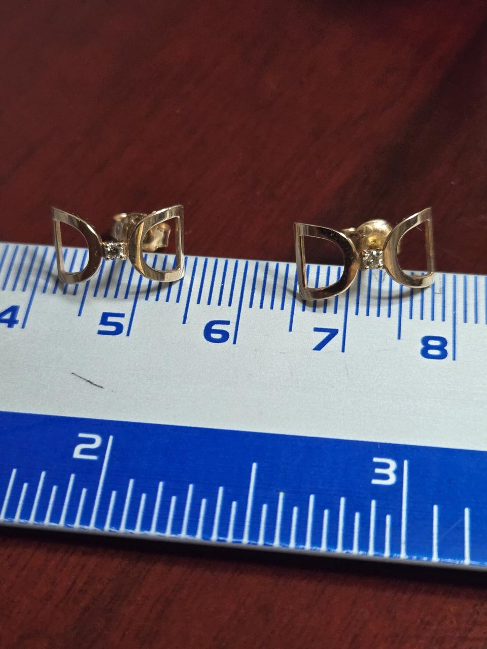 14k 디디에두보 다이아 귀걸이