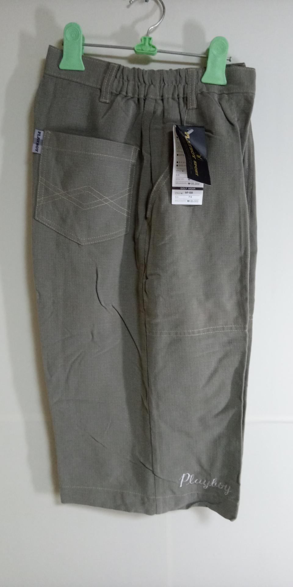 미착용/ 플레이보이 반바지 남여공용. 무릎밑길이