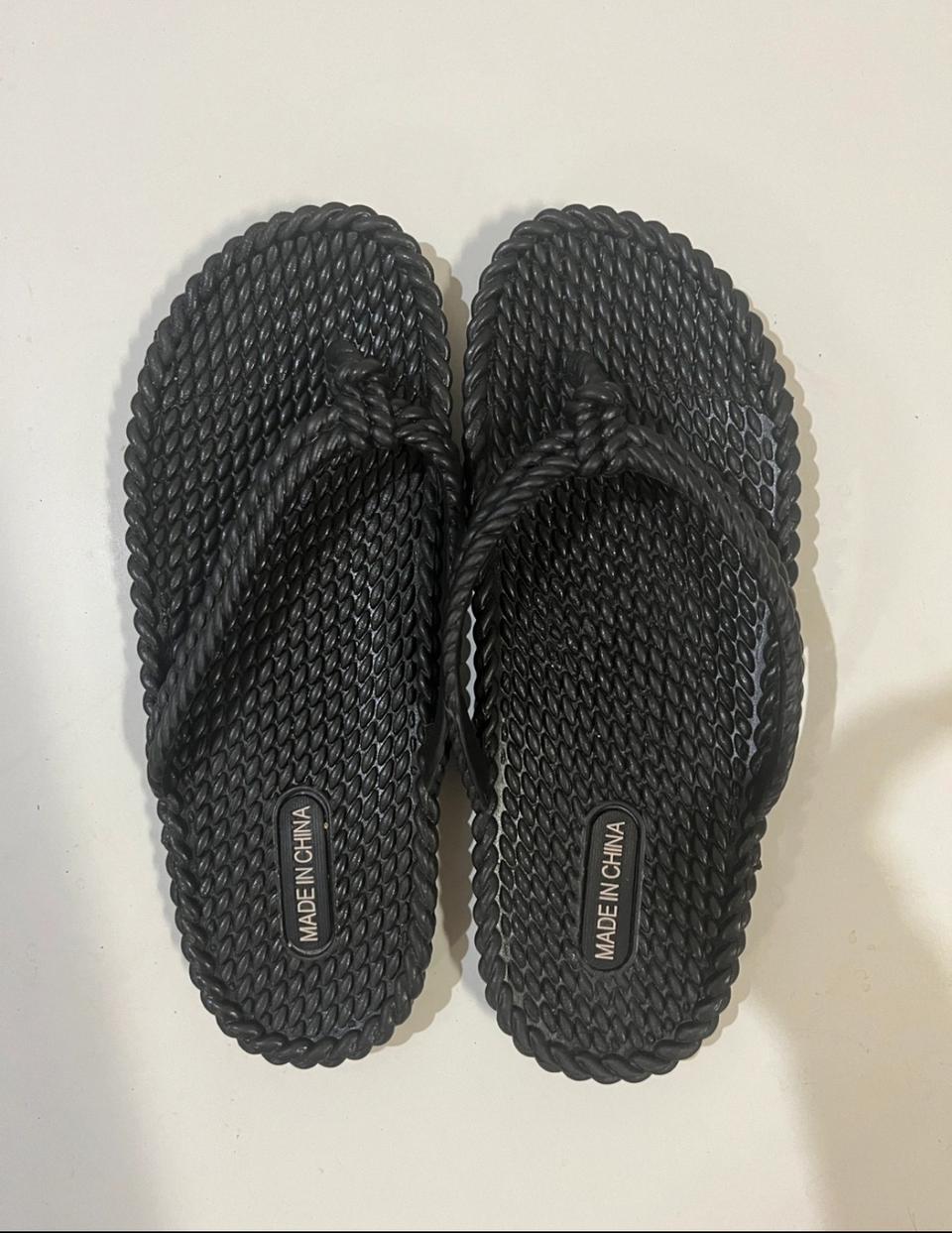 꼬임 쪼리 슬리퍼