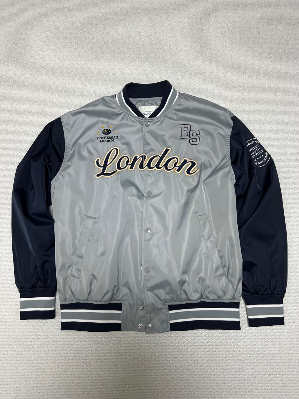 벤셔먼 바시티자켓 그레이/ 남자 야구자켓 / 야구잠바 / 바시티자켓