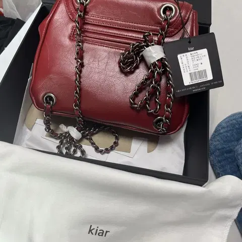 키아르 가방 새상품 버건디