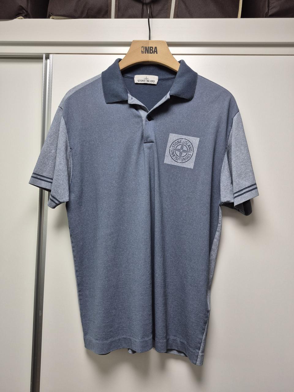 스톤아일랜드 빅로고 폴로셔츠