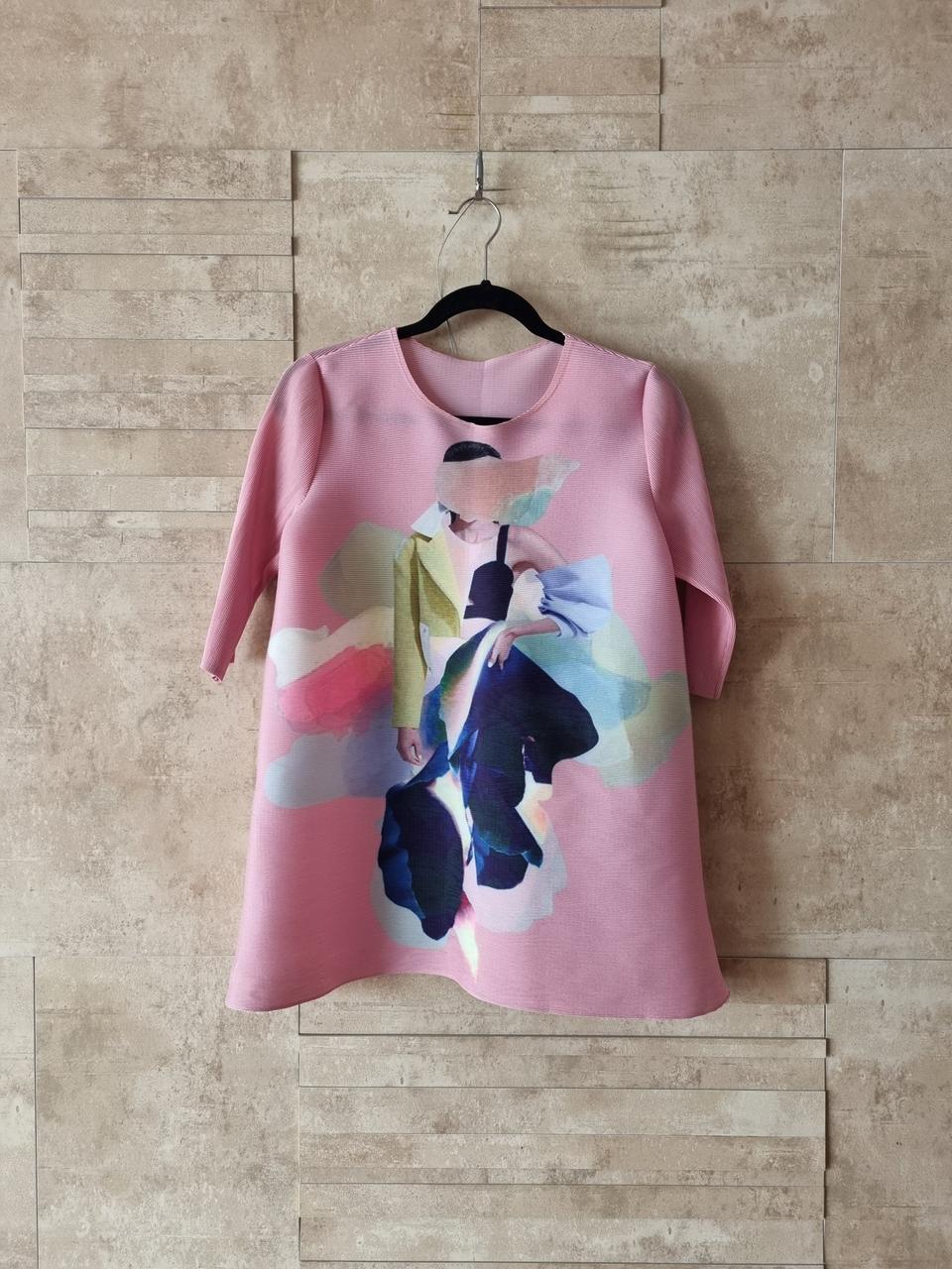 솜사탕 플리츠 롱 블랏