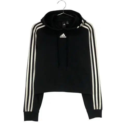 아디다스 크롭 후드티