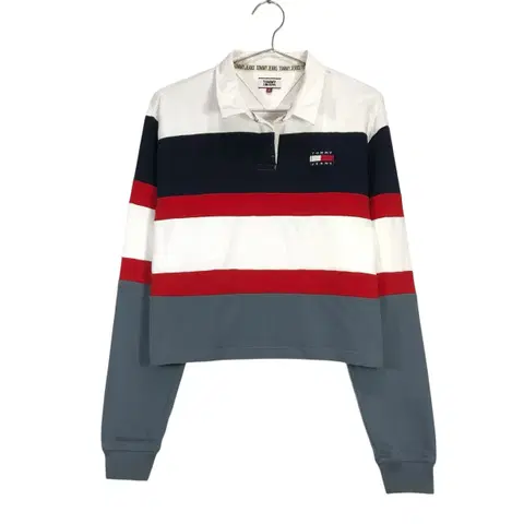 타미힐피거 크롭 맨투맨