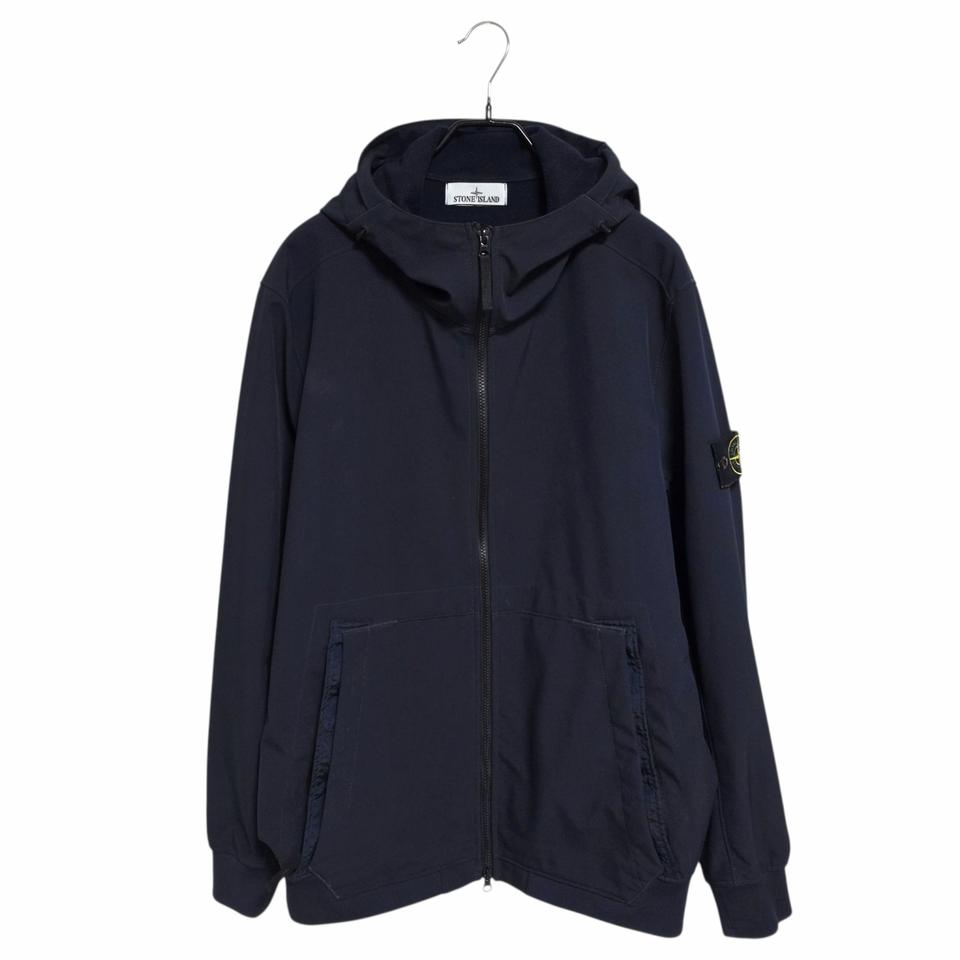 스톤아일랜드 소프트쉘 후드 자켓