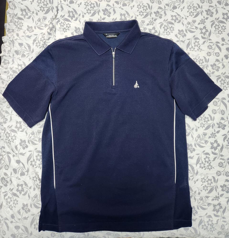 빈폴 네이비 반팔티셔츠 남95