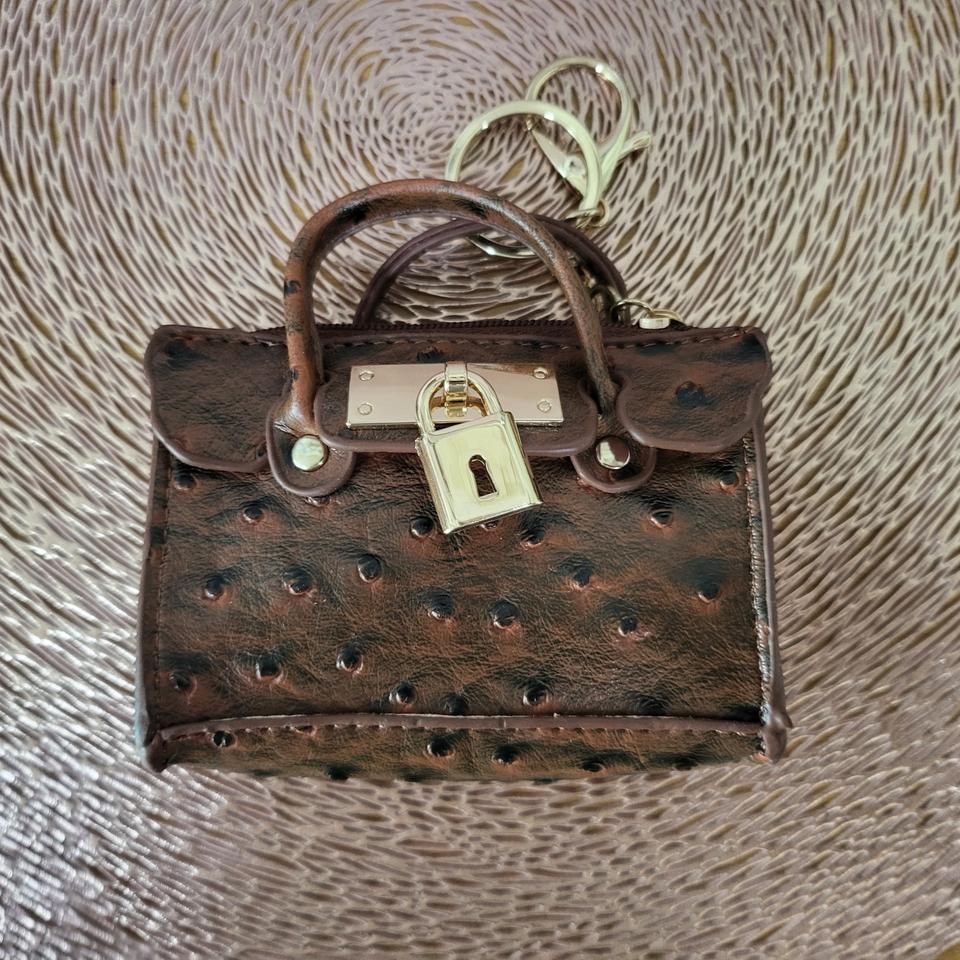 미니 가죽가방 키링