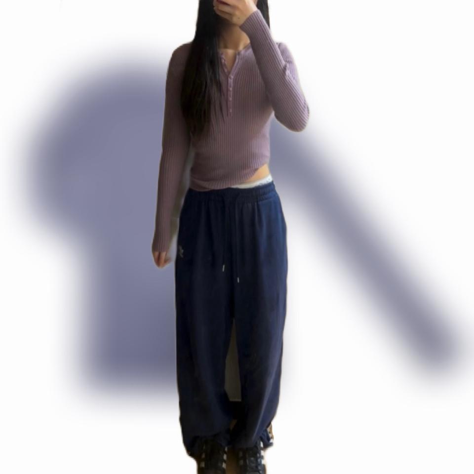 슬림핏 골지 긴팔티