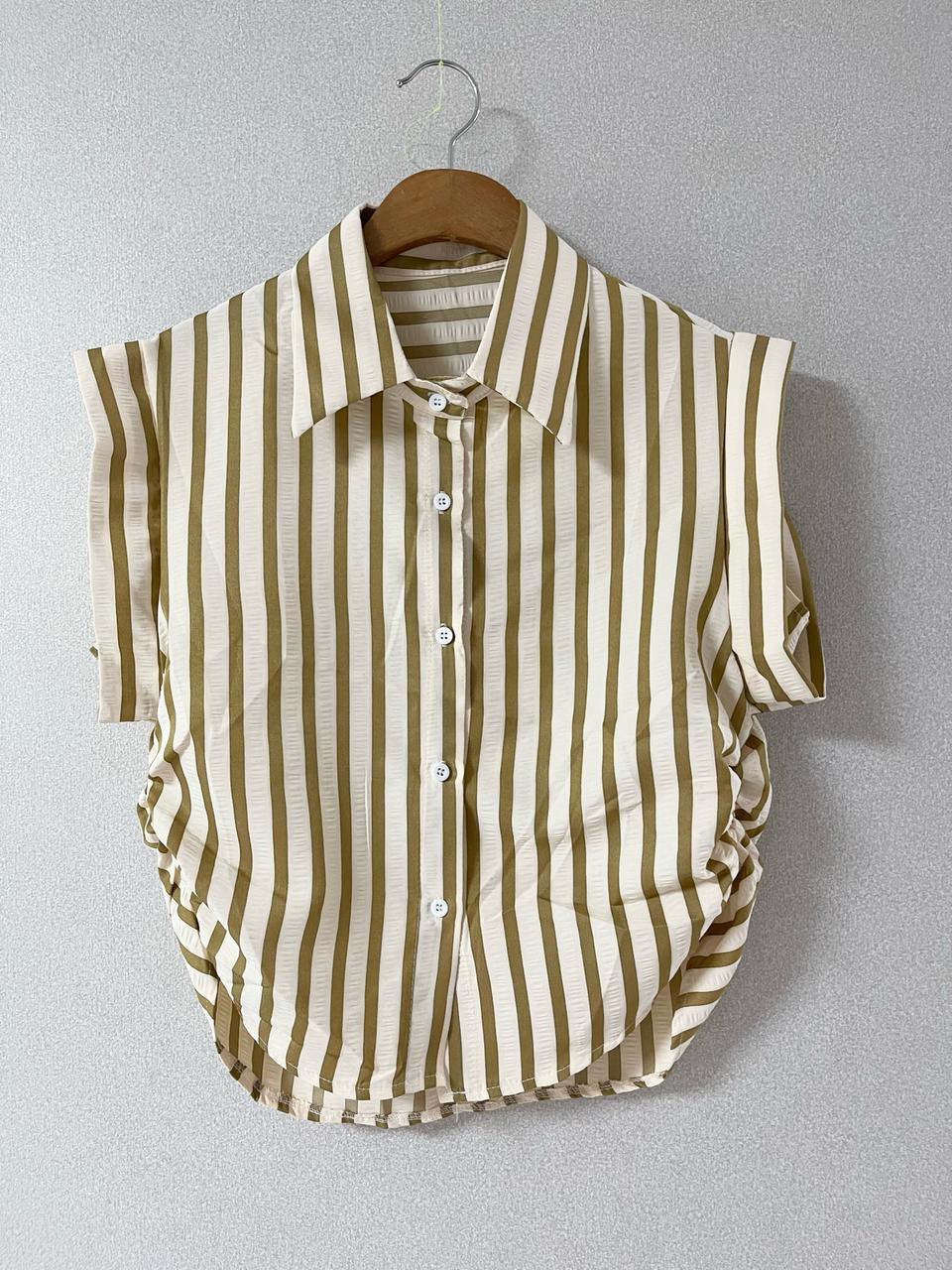 스트라이프 셔츠 블라우스 새상품