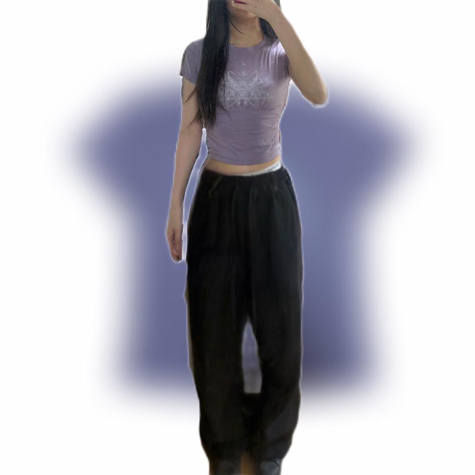 키치 프린팅 반팔티