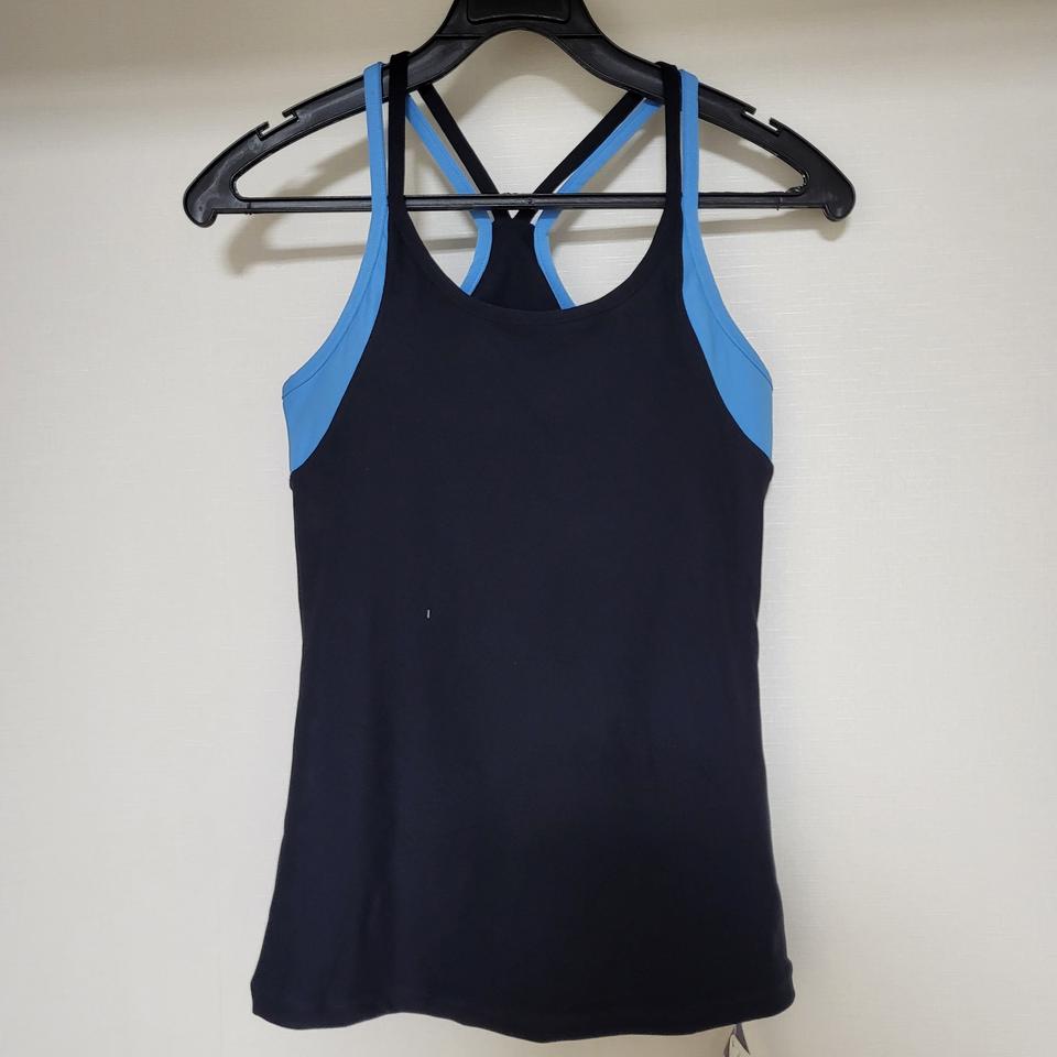 네이비 브라캡 나시 홀터넥 끈나시