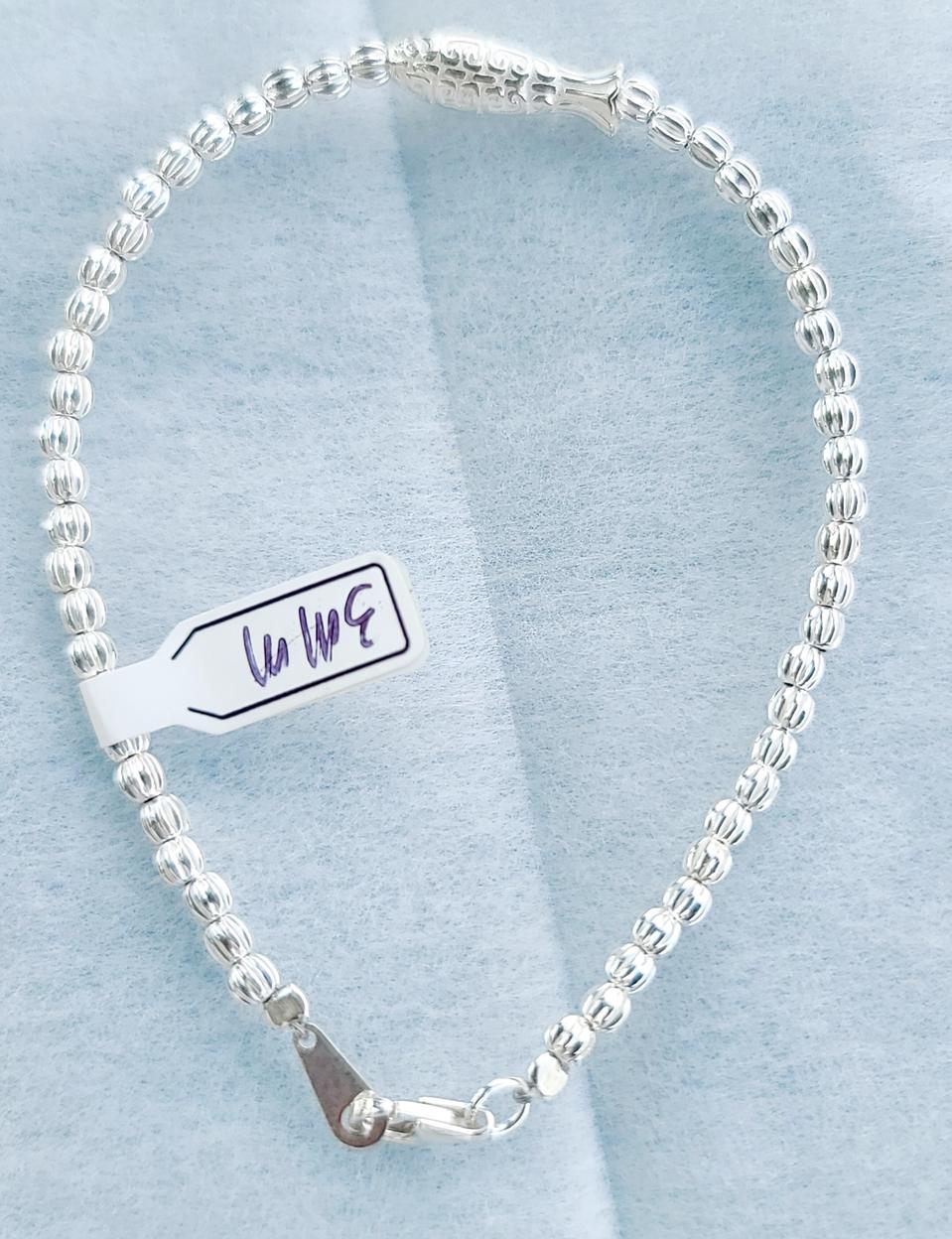 예쁜 순은 물고기 팔찌