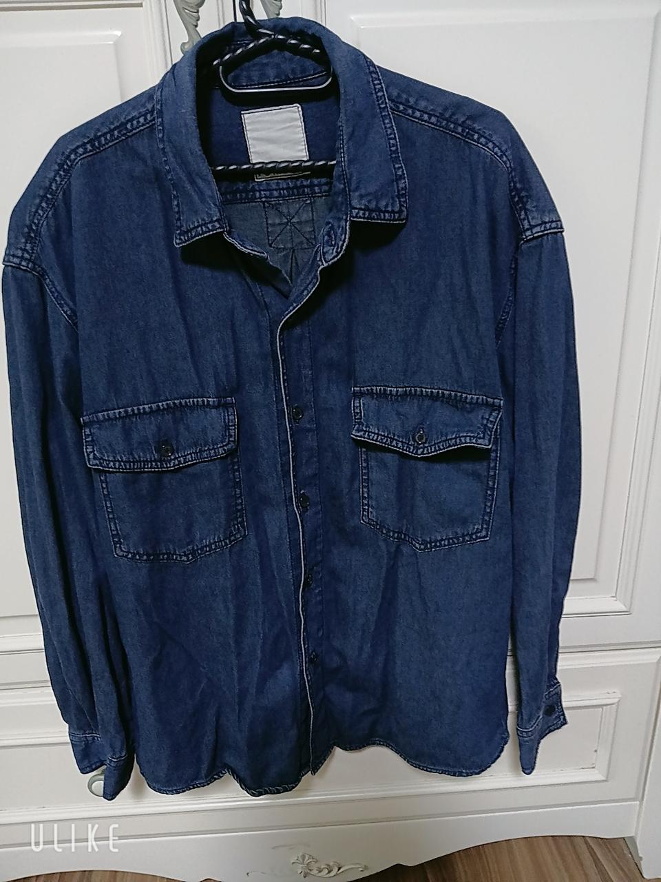 톰보이 여성  데님 셔츠