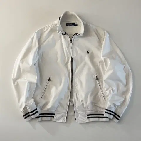 폴로 랄프로렌 화이트 투웨이 블루종 자켓 XL