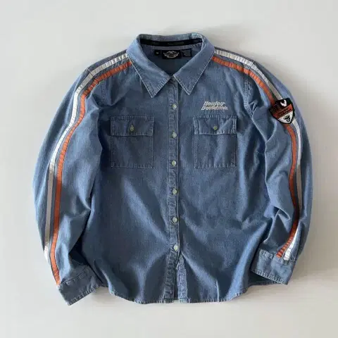 할리데이비슨 데님셔츠 (100-105)