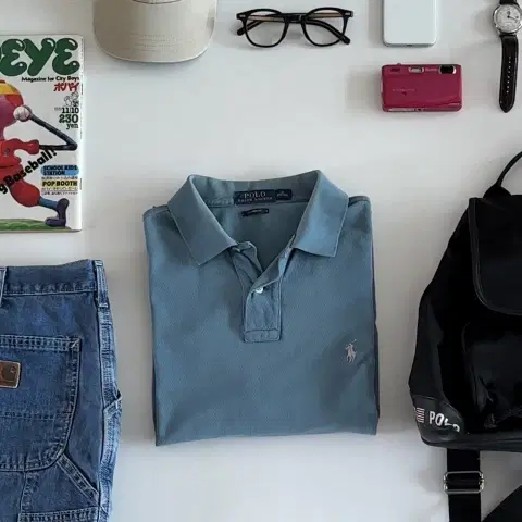 폴로 랄프로렌 반팔카라티 M