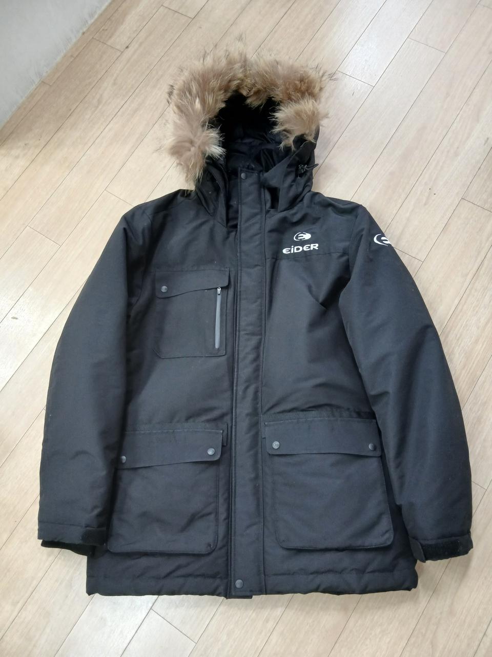 아이더 블랙패딩100