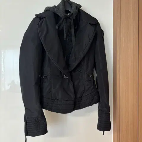 오즈세컨 리본 퍼프 러블리 점퍼 자켓 패딩 올드머니룩 출근룩