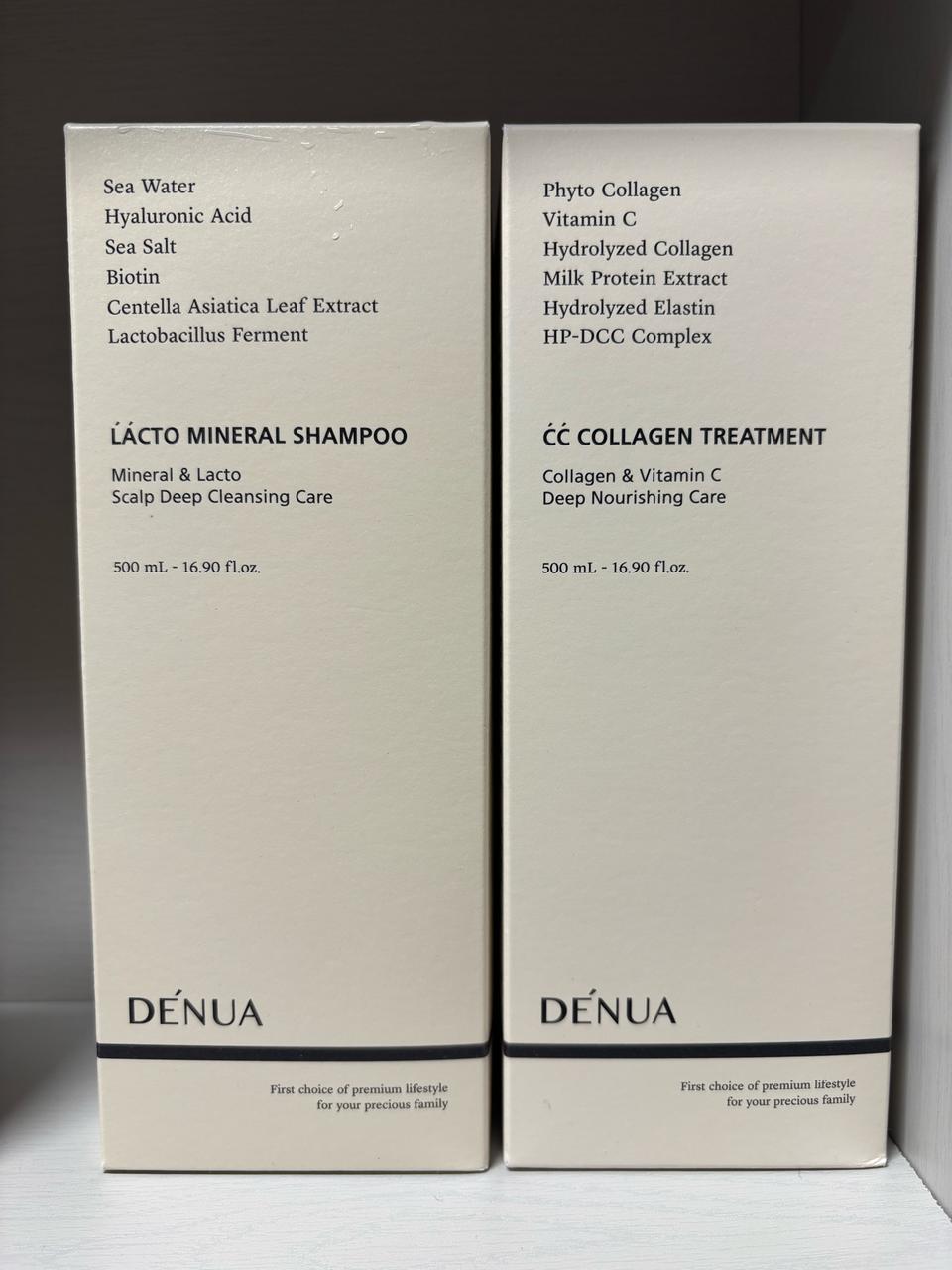 르꼬르망 데누아 샴푸&콜라겐 트리트먼트 새상품 일괄