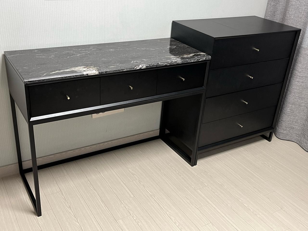 나이믹 콘솔 화장대 & 4단 서랍장
