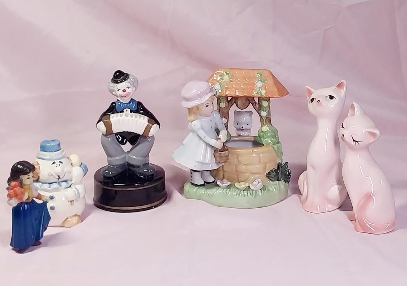 도자기 인형 장식품 인테리어 소품 6종세트