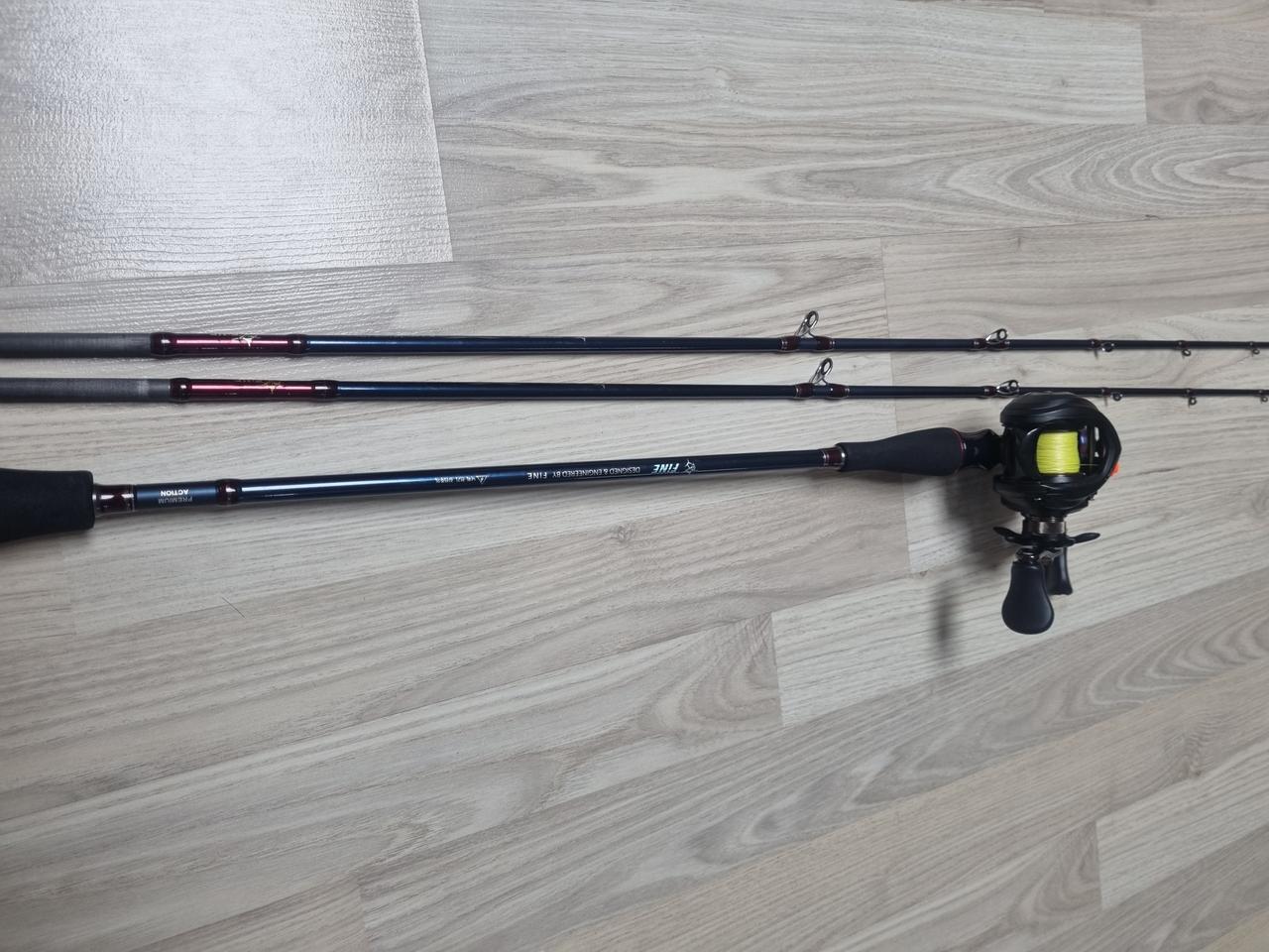 쭈꾸미.갑오징어.광어.문어.참돔낚시대 + 베이트릴 세트