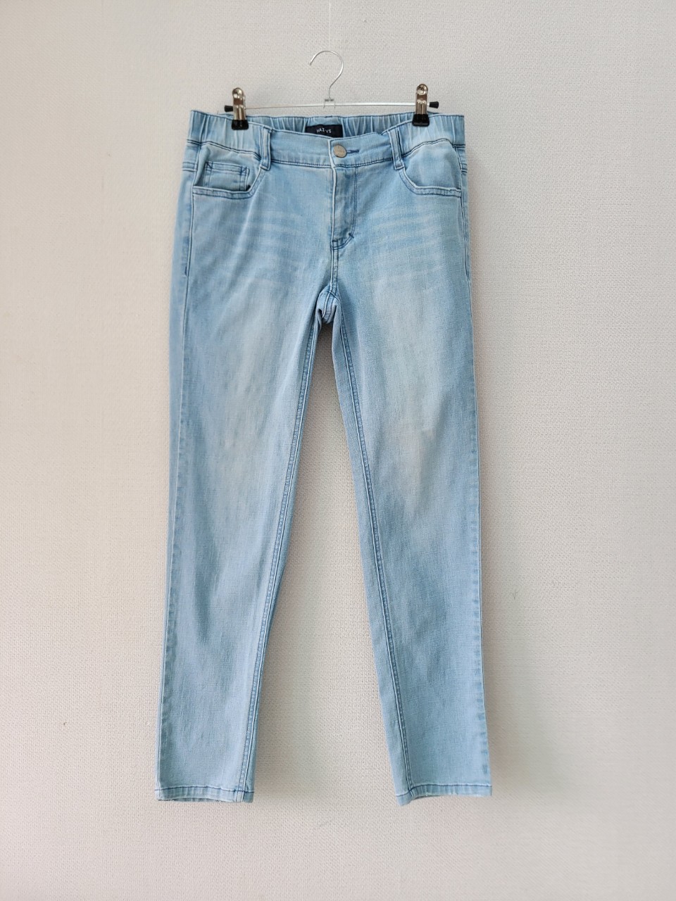 헤지스 연청 스판바지