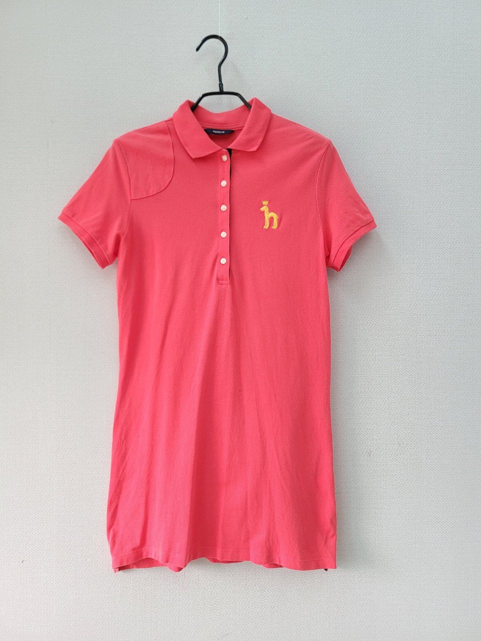 헤지스 피케이 여름 원피스-핑크