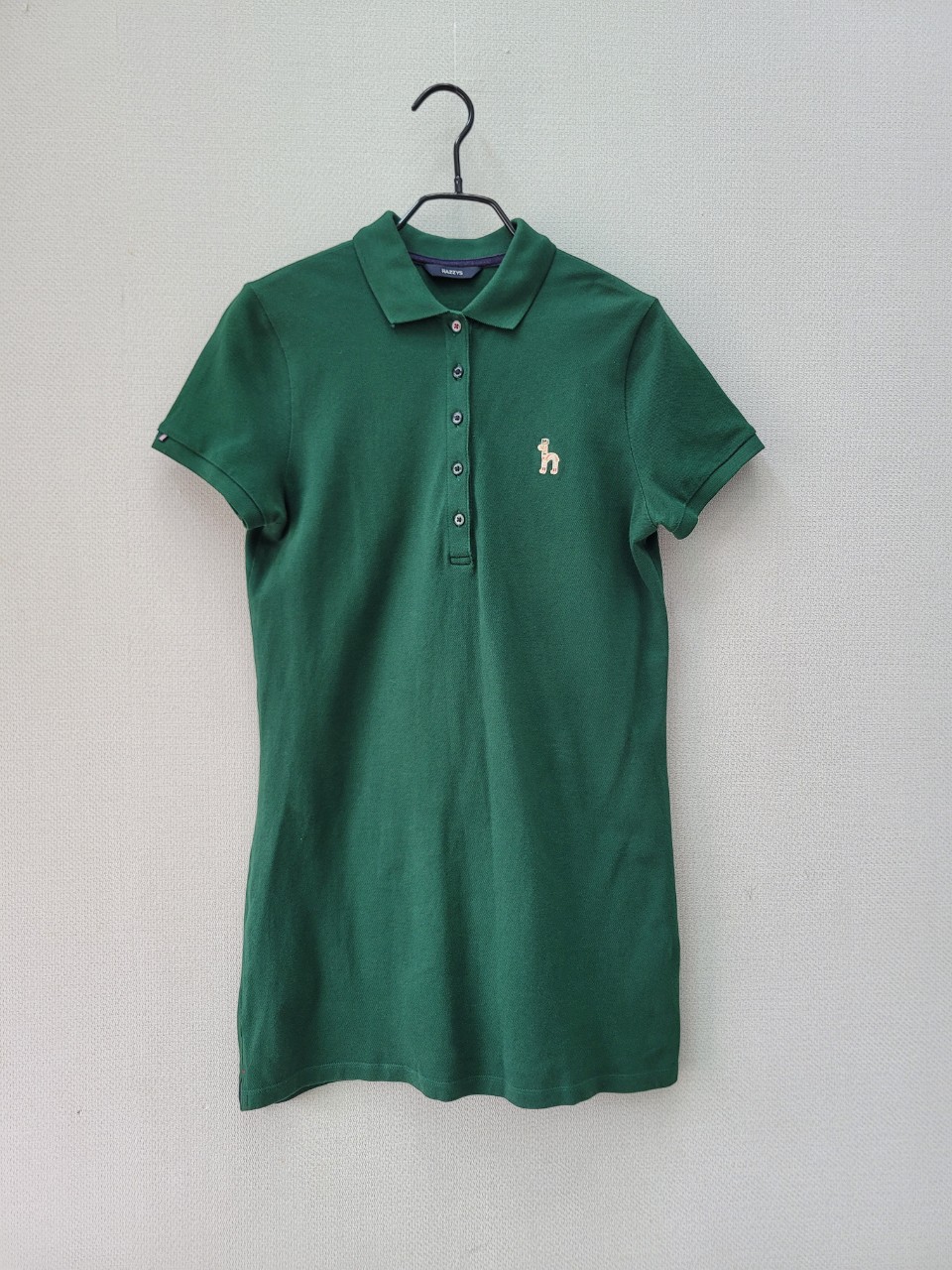 헤지스 피케이 여름 원피스-그린