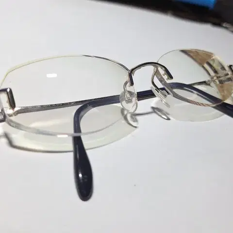 호야 HOYA FL 011H 무테 안경테 일본 빈티지 레트로 클래식