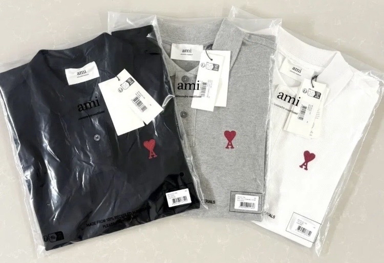 [새상품/QR정품] 아미 남여공용 반팔 카라티