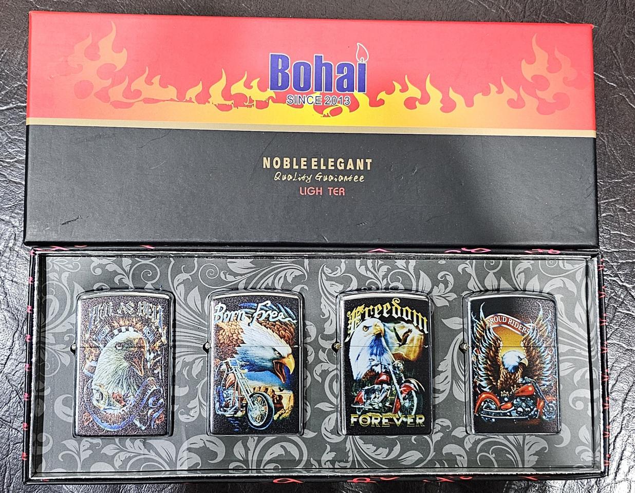Bohai 라이터 4개 세트 새상품