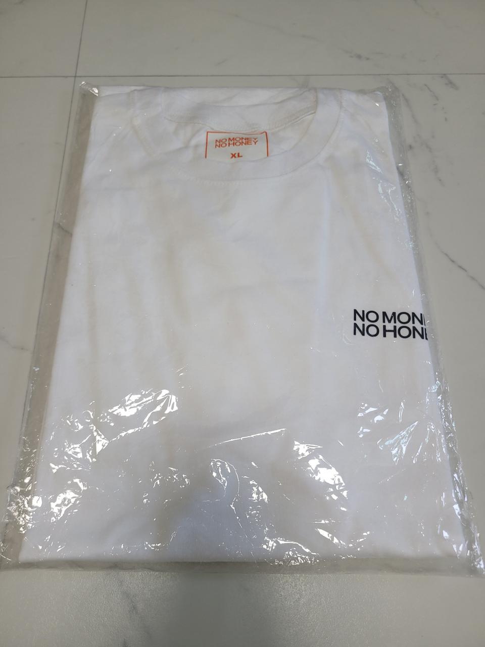 [새상품] 노머니노허니 NMNH 흰색 티셔츠 XL