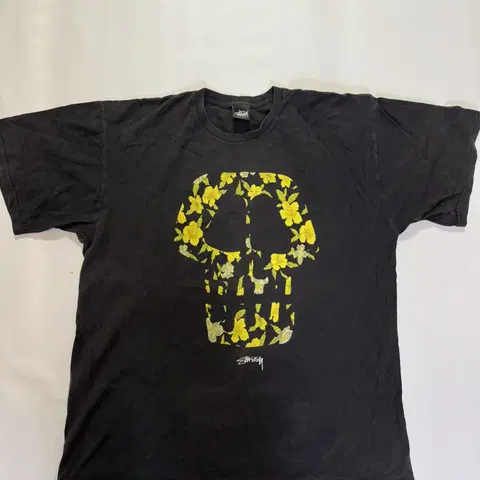 스투시 해골 반팔(XL사이즈)