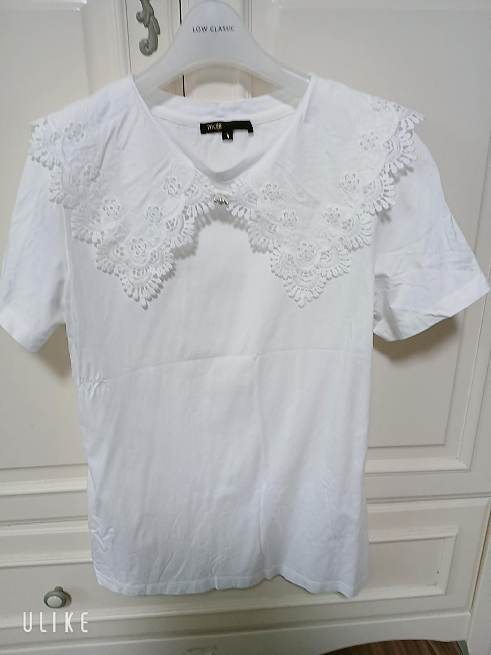 마쥬  카라 레이스 블라우스