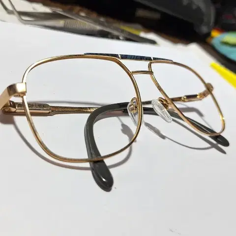 로덴스톡 A el 22.70 빈티지 독일 명품 금도금 투브릿지 안경테