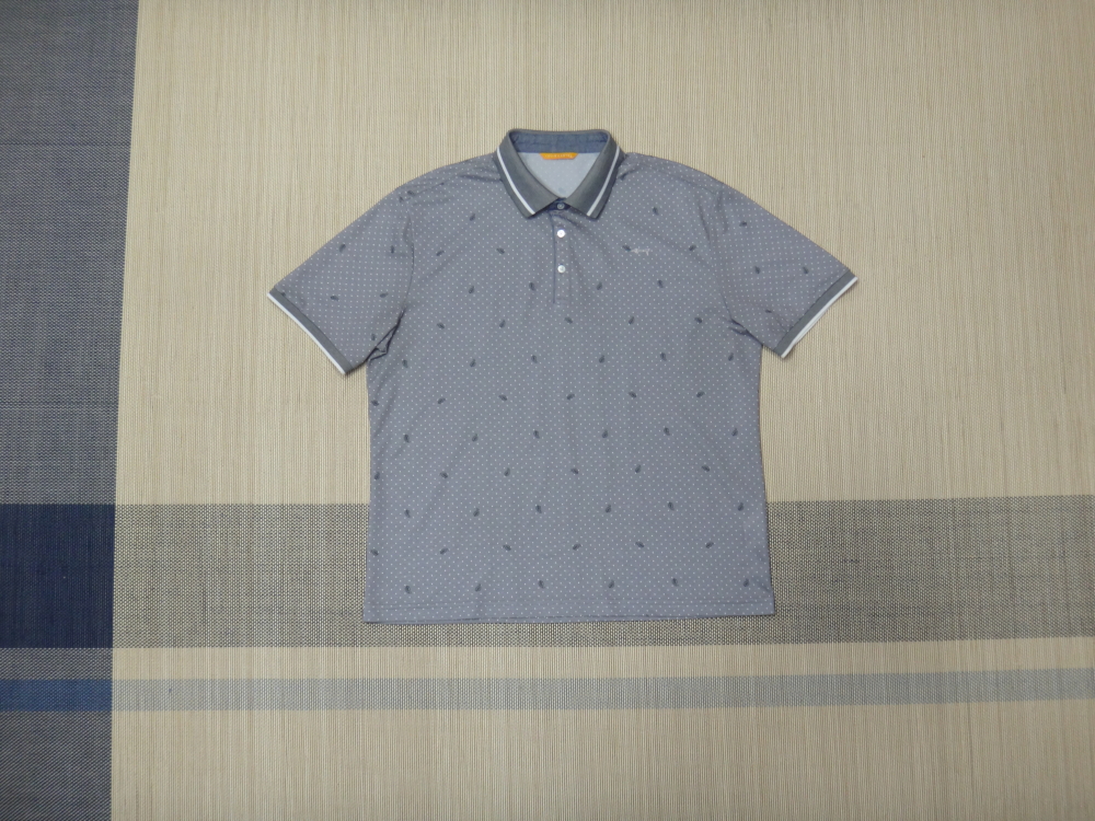 (3XL) 루이까스텔 남성 아메바 카라 반팔 티셔츠