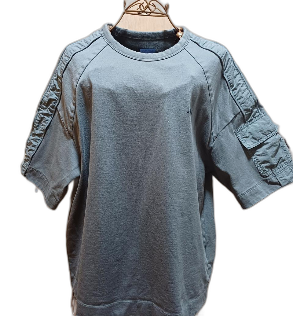 준지 Juun. J 숏슬리브 패널드 코튼 티셔츠 XS size