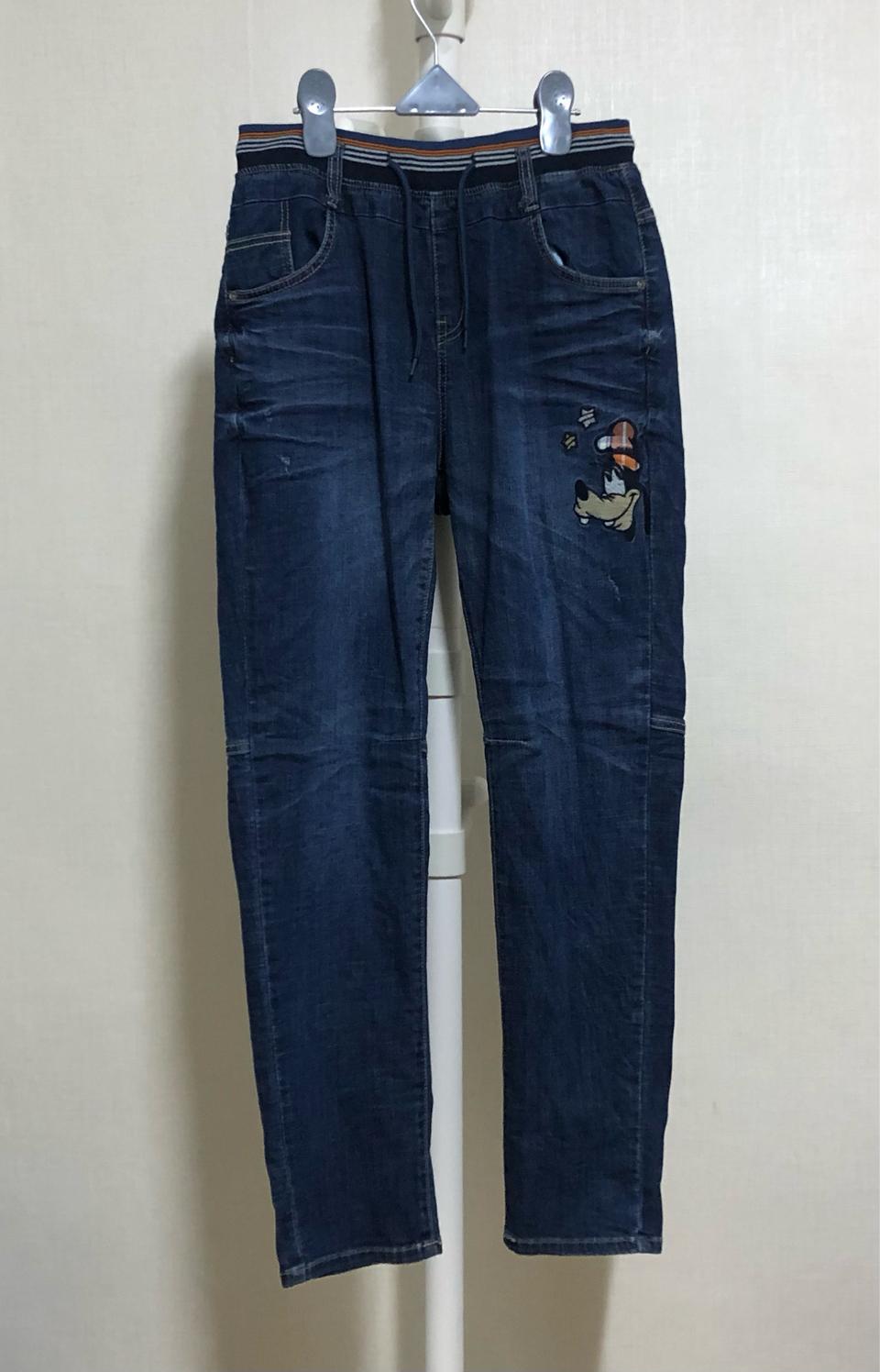 빅사이즈 스판 밴딩 진청바지,팬츠(77,88사이즈)