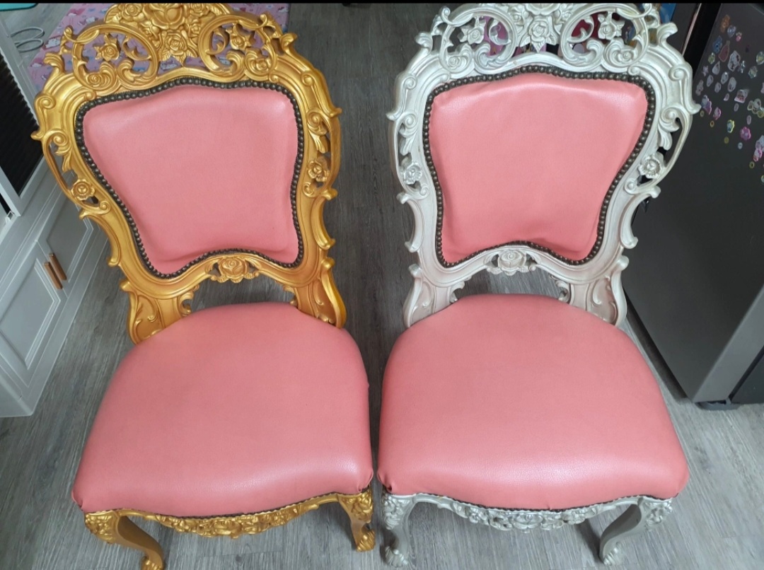 엔틱크랙의자2개 일괄